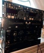 Dj set denon met versterker en meng paneel, Ophalen of Verzenden