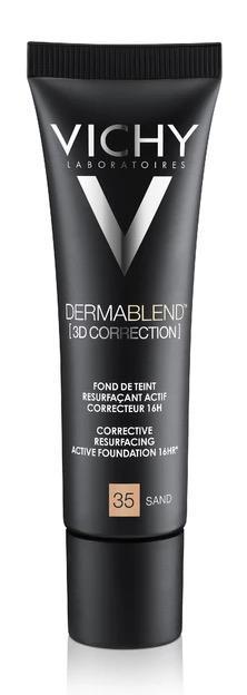 Vichy Dermablend 3D Correctie Foundation nr35 Sand, Sieraden, Tassen en Uiterlijk, Uiterlijk | Gezichtsverzorging, Nieuw, Camouflage