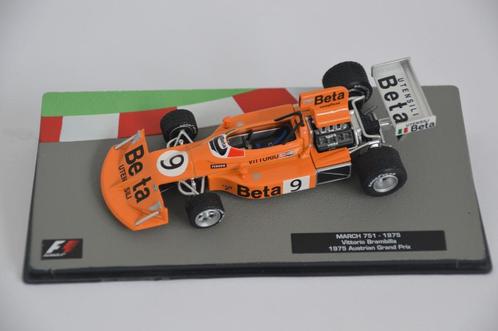 March 751 V. Brambilla Austrian GP 1975, Hobby en Vrije tijd, Modelauto's | 1:43, Zo goed als nieuw, Auto, Overige merken, Ophalen of Verzenden