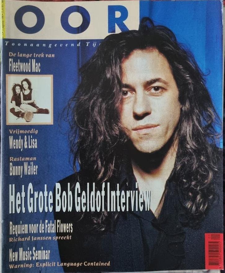 OOR 16-1990 Bob Geldof Fleetwood Mac Wendy & Lisa Fatal Flow, Boeken, Tijdschriften en Kranten, Zo goed als nieuw, Muziek, Film of Tv