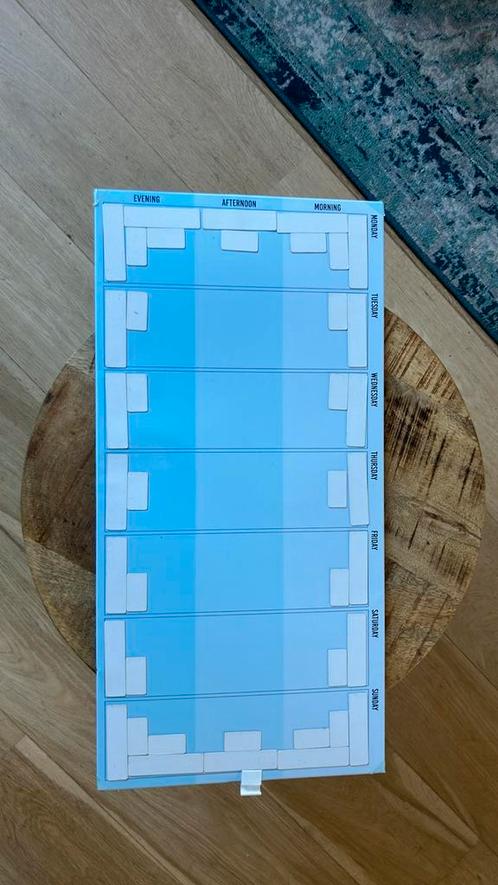 Planbord met magneten HEMA (ong 30x60 cm), Huis en Inrichting, Woonaccessoires | Memoborden, Gebruikt, Magneetbord, Ophalen of Verzenden