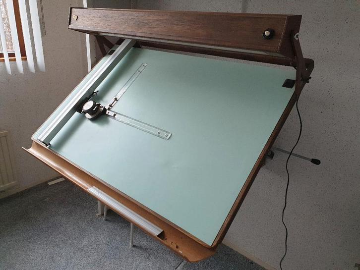 Tekenmachine Astar / tekentafel wandbevestiging merk Riefler, Diversen, Bureau-accessoires, Gebruikt, Ophalen