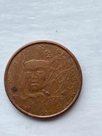 Frankrijk  Euro munten van 1 cent van 1999 , 2008 en 2009., Postzegels en Munten, Munten | Europa | Euromunten, Ophalen of Verzenden