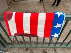 Amerikaanse vlag Westernpad, Dieren en Toebehoren, Paarden en Pony's | Dekens en Dekjes, Ophalen, Zo goed als nieuw