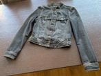 Blauwzwart Leon jeans jasje mt 36 zwartblauw spijkerjasje, Blauw, Leon, Ophalen of Verzenden, Jasje