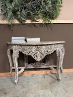 Antieke Sidetable Ovaal, Ophalen, Gebruikt, 100 tot 150 cm, Ovaal