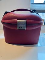 Samsonite beautycase bordeauxrood hardcase, Sieraden, Tassen en Uiterlijk, Beautycases, Gebruikt, Met spiegeltje(s), Ophalen of Verzenden
