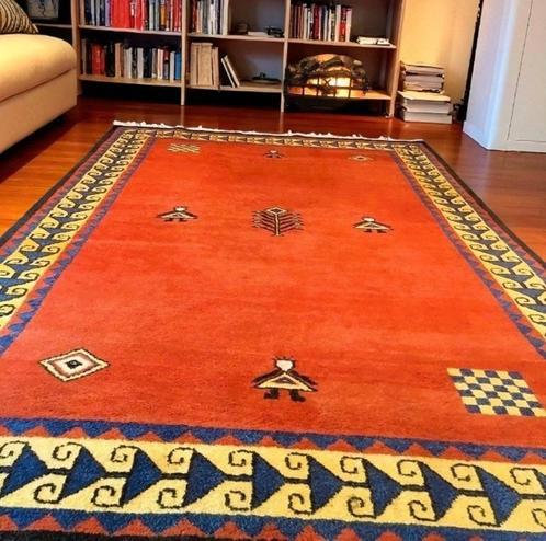Perzisch tapijt handgeknoopt Gabbeh Oosters vloerkleed, Huis en Inrichting, Stoffering | Tapijten en Kleden, Gebruikt, 200 cm of meer