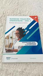 Basisboek Financiële administratie 2 | combipakket, Ophalen of Verzenden, Zo goed als nieuw, Overige niveaus, Nederlands
