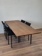 Vintage Pastoe Japanse serie eetkamer set tafel stoelen, Ophalen, Gebruikt, 4 tot 6 stoelen, .