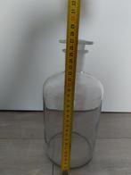 Glazen Fles met Stop - Decoratief, Wit, Ophalen of Verzenden, 75 cm of meer, Glas