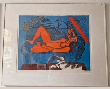 Corneille,  Le divan Bleu. €500,- Dordrecht  beschikbaar voor biedingen