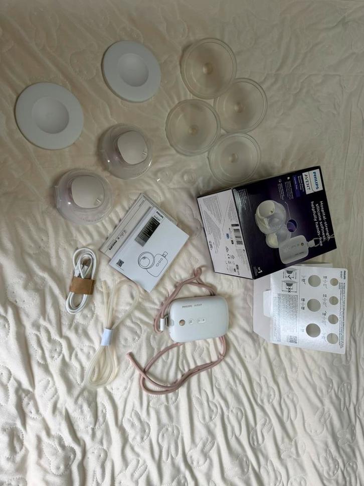 Philips avent - handsfree dubbele elektrische borstkolf, Kinderen en Baby's, Babyvoeding en Toebehoren, Zo goed als nieuw, Borstkolf