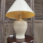 Tafellampen crème kleur met mooie details., Huis en Inrichting, Ophalen, Gebruikt, Minder dan 50 cm