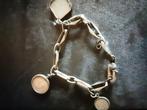 Wilhelmina zilver armband met munten, Ophalen of Verzenden, Zo goed als nieuw, Zilver, Zilver