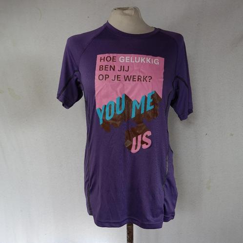 Leuk paars sportshirt.Mt M.Merk James & Nickelson, Kleding | Dames, T-shirts, Zo goed als nieuw, Maat 38/40 (M), Paars, Korte mouw