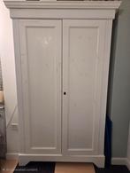 Mooie houten kast met Dubbele Deur, Ophalen, 100 tot 150 cm, Landelijk, 150 tot 200 cm