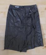 Stoere bruine leather look rok van Sylver! 40, Maat 38/40 (M), Bruin, Verzenden, Zo goed als nieuw