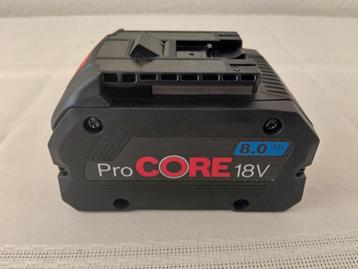 bosch professional 18v ProCORE 8Ah accu ongebruikt  beschikbaar voor biedingen