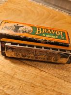 Bravo M. Hohner Mondharmonica - Nostalgie!, Gebruikt, Overige typen, Ophalen of Verzenden, Met koffer of doosje