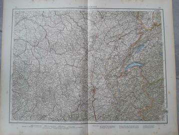 79-80/ Oost Frankrijk Litho uit 1899 beschikbaar voor biedingen