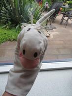 Handpop poppenkastpop Unicorn Eenhoorn van IKEA Fantasivarld, Ophalen of Verzenden, Zo goed als nieuw, Paard