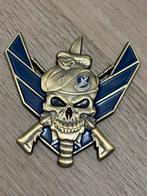 Zware US Airforce munt, Ophalen of Verzenden, Luchtmacht, Amerika, Embleem of Badge