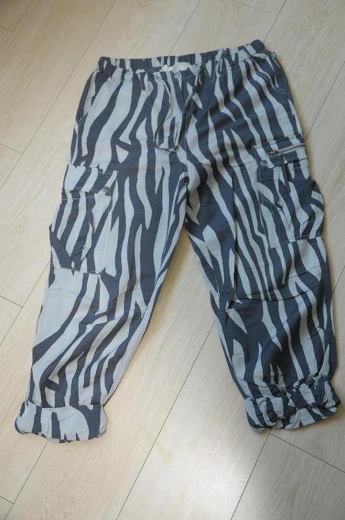 Driekwart harembroek met zebraprint van Dept, maat 38, ZGAN!, Kleding | Dames, Broeken en Pantalons, Zo goed als nieuw, Maat 38/40 (M)