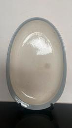 Petrus Regout ovale schaal met grijze rand, Antiek en Kunst, Ophalen of Verzenden