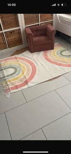 Kinderfauteuil+vloerkleed regenboog, Ophalen of Verzenden