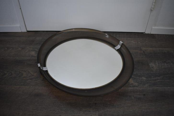 Retro vintage Allibert spage age spiegel 70s, Huis en Inrichting, Woonaccessoires | Spiegels, Gebruikt, Minder dan 50 cm, Minder dan 100 cm