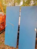 Trespa 2 deuren blauwe en panelen dubbelzijdig blauwe. Super, Ophalen of Verzenden, Zo goed als nieuw, Overige materialen, Minder dan 20 mm