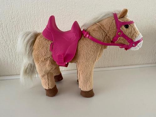 Baby born paard met zadel en hoofdstel, Verzamelen, Speelgoed, Zo goed als nieuw, Ophalen of Verzenden