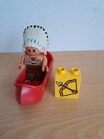 Duplo Indiaan in kano., Kinderen en Baby's, Speelgoed | Duplo en Lego, Ophalen of Verzenden, Duplo