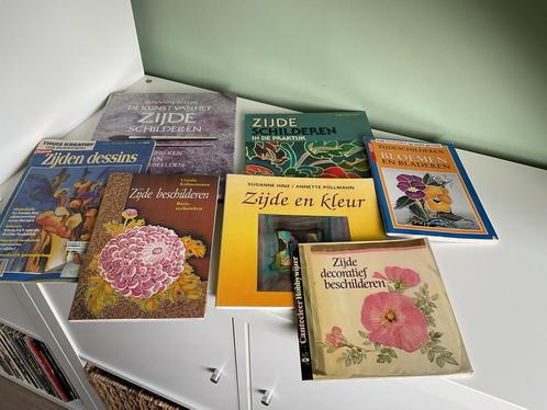 Zijdeschilderen diverse boeken, Boeken, Hobby en Vrije tijd, Zo goed als nieuw, Overige onderwerpen, Ophalen of Verzenden