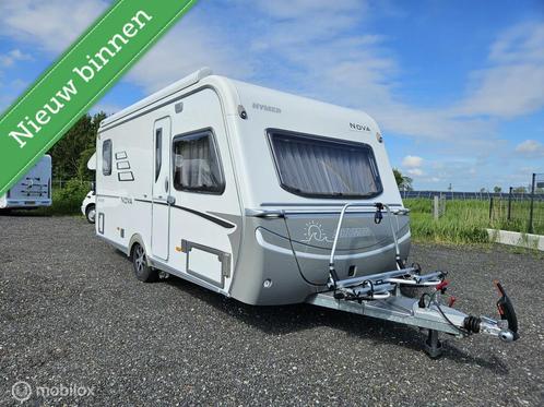 ERIBA NOVA 465 MOVER,LUIFEL,TOILETBOILER,VLOERVERWARMING, Caravans en Kamperen, Caravans, Bedrijf, 1000 - 1250 kg, Eriba, Vast bed