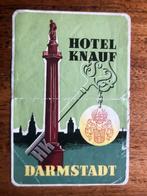 Hotel bagagelabel Darmstadt jaren 20-30, Verzenden