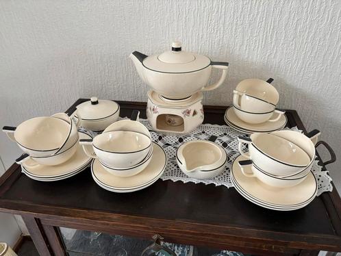 Antiek servies Petrus Regout Sphinx Maastricht – 20e eeuw, Antiek en Kunst, Antiek | Servies compleet, Ophalen