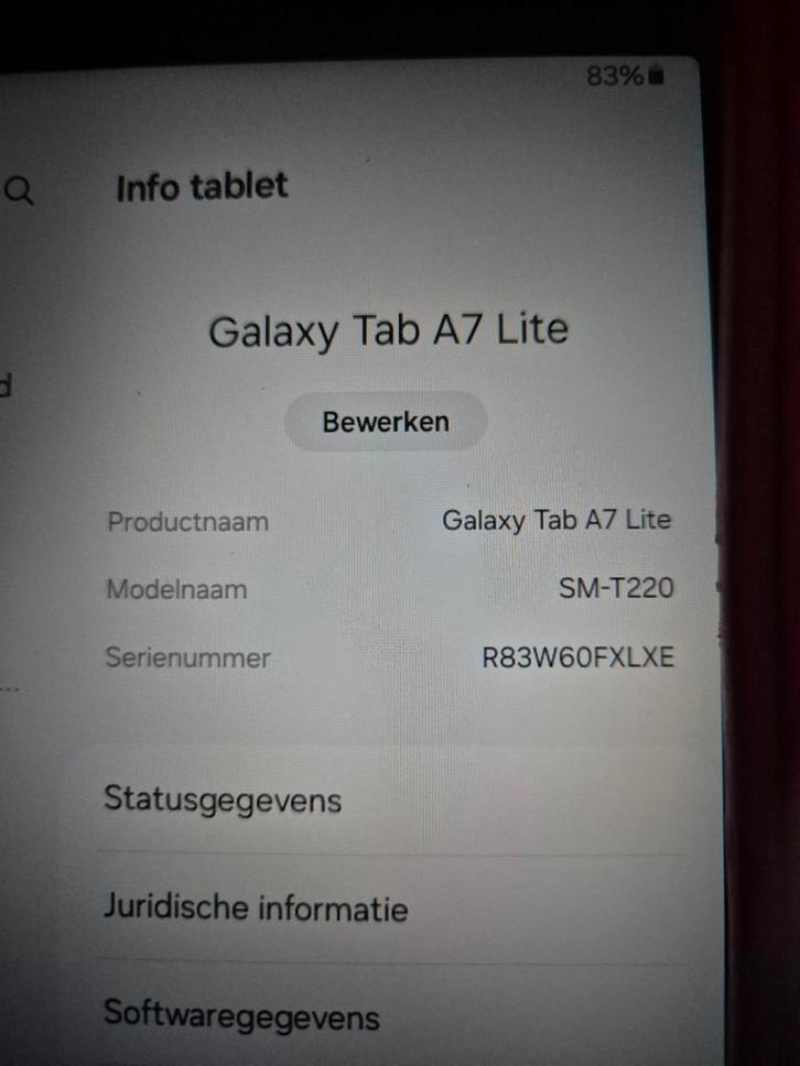 Samsung Galaxy Tab A7 Lite - Goede Staat, Computers en Software, Android Tablets, Gebruikt, Wi-Fi, 8 inch, 32 GB, Uitbreidbaar geheugen