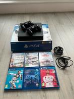 PlayStation 4 Slim + 2 Controllers + 1TB Samsung SSD + Doos, Met games, Met 2 controllers, Ophalen of Verzenden, Zo goed als nieuw
