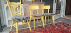 Eetkamerstoelen vintage en ikea lisabo, Huis en Inrichting, Stoelen, Ophalen, Overige kleuren, Drie, Vintage