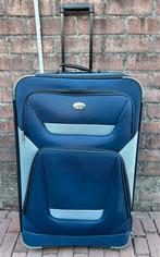 Grote blauwe koffer - Style Traveller 80x45 cm, Gebruikt, 45 tot 55 cm, Ophalen of Verzenden, 70 cm of meer