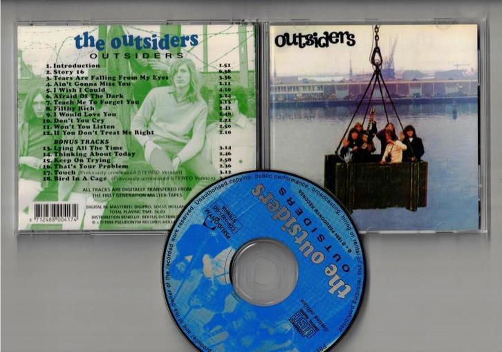 THE OUTSIDERS CD Outsiders, Cd's en Dvd's, Cd's | Rock, Gebruikt, Poprock, Ophalen of Verzenden