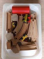 houten treinbaan, Kinderen en Baby's, Speelgoed | Houten speelgoed, Overige typen, Ophalen of Verzenden, Zo goed als nieuw