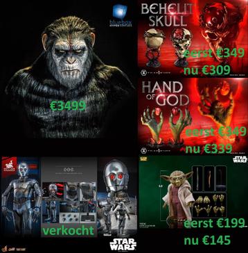 Diverse Hot Toys, InArt, Sideshow, Prime 1 beschikbaar voor biedingen