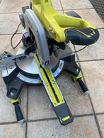 Afkortzaag ryobi, Doe-het-zelf en Verbouw, Gereedschap | Zaagmachines, Verzenden, Zo goed als nieuw, 1200 watt of meer, Afkortzaag