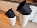 Plantenbak Elho wit rond 2 stuks, Ophalen, Kunststof, Gebruikt, Minder dan 60 cm