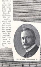 Marine 1916, dr. V. Eijsselsteyn, oud-off. Gezondh. Marine, Verzamelen, Militaria | Algemeen, Verzenden, Marine, Nederland, Foto of Poster