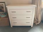 Witte commode met drie lades, Kinderen en Baby's, Kinderkamer | Commodes en Kasten, Ophalen, Gebruikt, 50 tot 70 cm, 100 cm of meer