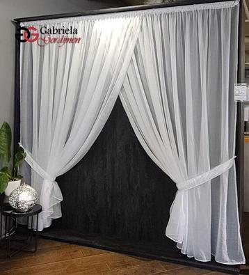 Luxe sluiervitrages twee delen  beschikbaar voor biedingen